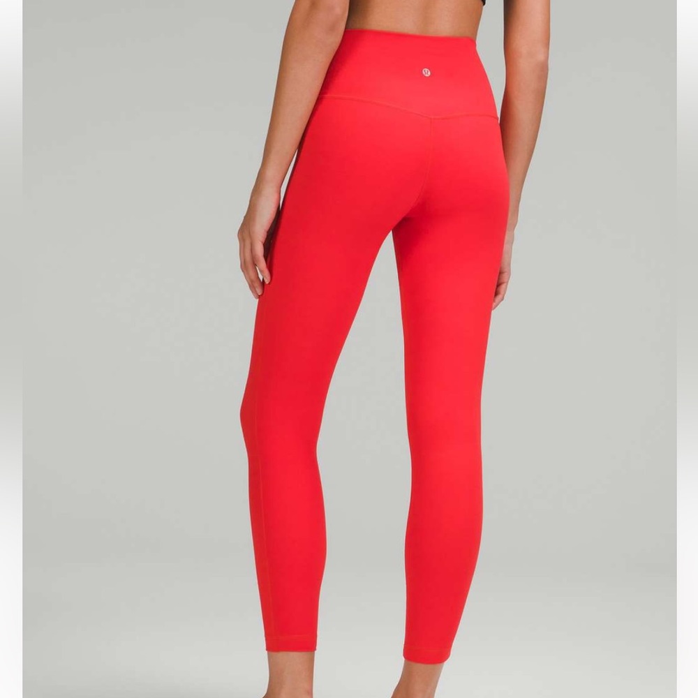 Lululemon Align High-Rise in Carnation Red